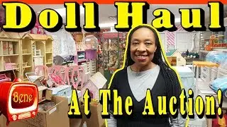 DOLL HAUL At The Auction: Sasha Gregor Doll and lots of Dolly Box Lots