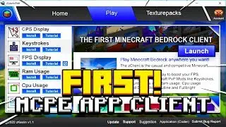 First Bedrock Edition Client APP! (Minecraft Bedrock Edition)