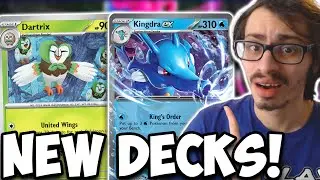 MORE Shrouded Fable Decks! (Kingdra ex, United Wings)