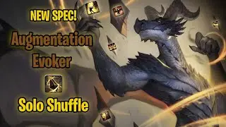 NEW SPEC! - Augmentation Evoker in Soloshuffle - Arena Highlights - [WoW 10.1.5 PvP]