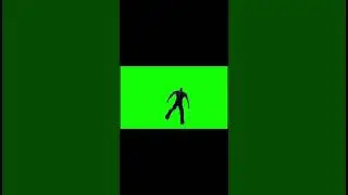 Kratos falling with green screen