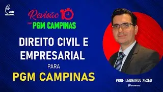 Revisão CERN para PGM Campinas | Direito Civil e Empresarial