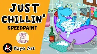 Just Chillin’ with Lumpy - Happy Tree Friends [SPEEDPAINT]