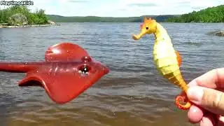 Sea Animals Toys Baby Mom Learn Animals Names Education Toys for Kids