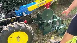 ✅WIBRACYJNA KOPACZKA DO ZIEMNIAKÓW AR Z CIĄGNIKIEM JEDNOOSIOWYM HYBRYDOWYM AGRORAY AR-H16E👋