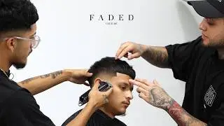 HOW TO DO A PERFECT MID FADE FOR BEGINNERS BARBER TUTORIAL