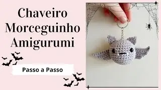 CHAVEIRO MORCEGUINHO AMIGURUMI | Passo a Passo | Por Mimos da Jô Ateliê