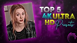 TOP 5 SHARPEN HDR CC PRESETS 🔥 ALIGHT MOTION 4K CC XML 😱 TOP 5 CC PRESETS PACK