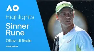 Sinner-Rune | EXTENDED HIGHLIGHTS | Australian Open 2025