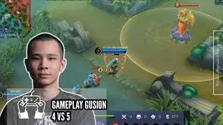GAMEPLAY GUSION | 4 LAWAN 5  KALAH DI AWAL  BAD PING | KERASUKAN JESS NO LIMIT, AUTO MVP!