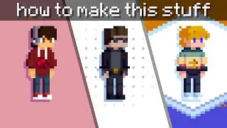 How I make Minecraft pixel art characters
