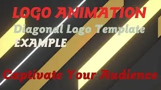 Diagonal Logo Animation Example