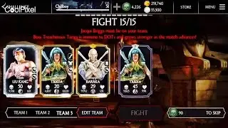 TREACHEROUS TANYA BOSS CHALLENGE REVIEW-normal/hard gameplay-Mkx update1.13 Liu kang/Baraka/Jade ios