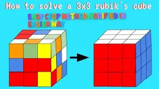 How to solve 3×3 rubix cube easy method (CFOP MODIFIED)