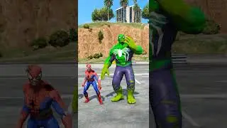 ZOMBIES SPIDERMAN VS VENOM Which Random Team Will Win 126% #shorts #gta5 #spiderman #venom3