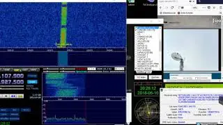 Tracking Funcube-1 using Teleport-2 on Sunday, 10.06.18 at 17h23
