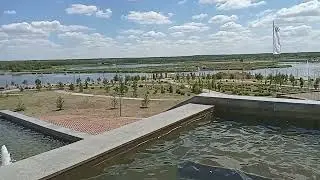 Кустанай.Набережная.Зона для отдыха горожан и гостей города.