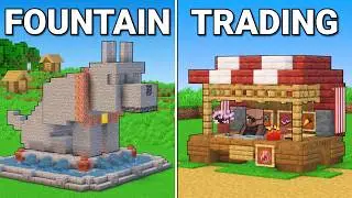 15+ VILLAGE Build Hacks In Minecraft!