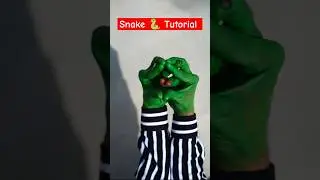 Tauba Tauba Snake 🐍 Tutorial | snake 🐍 #taubatauba #Shorts #youtubeshorts