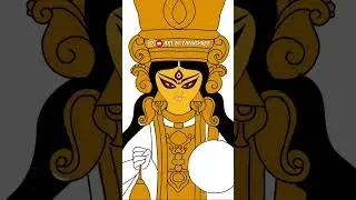 #durga #mahalaya #drawing #durgamaa #durgapuja #agomoni #art #shorts #painting #puja #navaratri