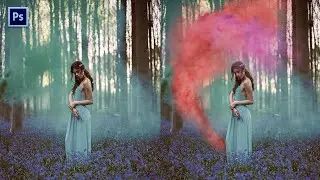 Smoke Bomb Overlays for Photoshop