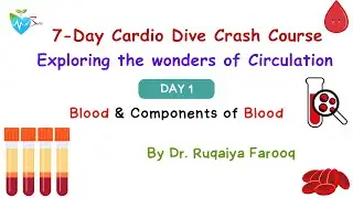 Day 1 Physiology one week crash course on topic circulation by Dr Ruqaiya medsparkles