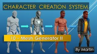 10 - Unreal Engine - Character Creation System - Mesh Buttons Generator II