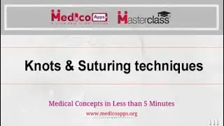 Live Class Knots & Suturing techniques by Dr. Ankita