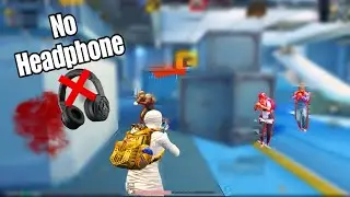 NO HEADPHONE CHALLENGE in Gun Game🔥| iPad Pro Pubg Mobile