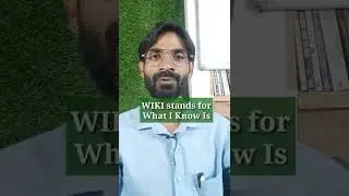 Meaning of Wiki | Full form of Wiki | Z Mohammadi | Shorts