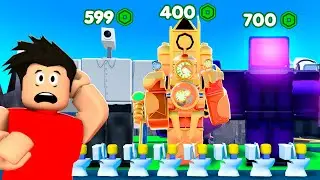 Unlocking EVERY ROBUX UNIT in Toilet Tower Defense!