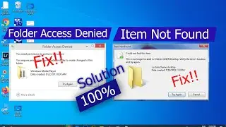 how to fix item not found in windows in hindi 100% Working