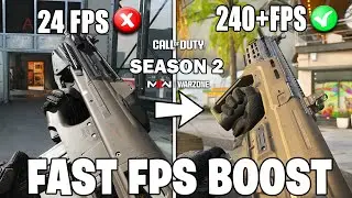 How To Fix STUTTERS,FPS Drops & Boost FPS In Call of Duty Warzone & Modern Warfare 3 Season 2 (2024)