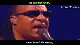 Stevie Wonder - I just called to say I love you live (inglés y español)