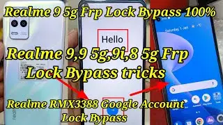 Realme 9 5g (RMX3388) Frp Lock Bypass 100%/ Realme 9 5g Google Account Lock Bypass Without PC 100%