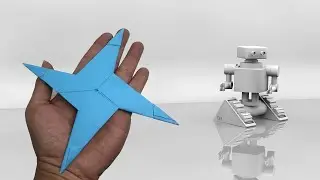 Shuriken - How to make  Paper Ninja Star Boomerang 🚀