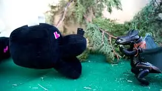 Лего динозавры сгорят в огне! Из глаз змеи ОГОНЬ! Старый мультик про динозавров
