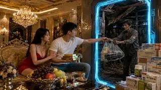 Son opens portal to dad in apocalypse; he sends gold, I bring supplies & build shelter