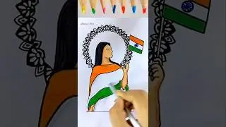 Independence Day Drawing|| Independence Day Celebration Drawing|| 15 August Drawing