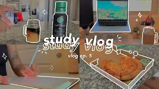 vlog ep. 5: 📝 final exams, staying organized + food (collab w/ shrika)