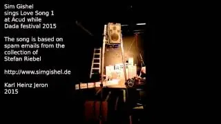 Sim Gishel sings Love Song 1 at Acud