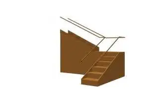 3ds Max - Boxed L-Type Staircase