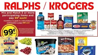 RALPHS / KROGERS  ✨HUGE WEEKLY SAVINGS ✨ DIGITAL COUPONS |  STOCK YOUR PANTRY & FREEZERS