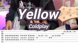 Yellow |©Coldplay |【Guitar Cover】with TABS