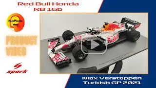 Unboxing & Product video - Spark 1:18 Red Bull RB16b Max Verstappen Turkish GP 2021 F1 modelcar