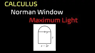 Calculus - Optimization - Norman Window Question
