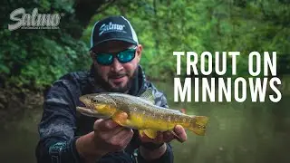 Catching stunning trout from a tiny river | Crankbait fishing for wild brown trout on Minnows