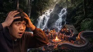 Reckless Camping in the Feared Mount Jantan Forest, Found a Giant Millipede!