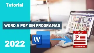 Tutorial: Cómo guardar un Documento de Word en PDF | Paso a paso | 2022