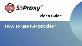How to use ISP proxies？